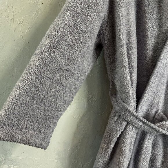 Barefoot Dreams Cozy Chic Robe Size 1 Lilac Purple Soft Warmth Cover Tie Small - Picture 4 of 12